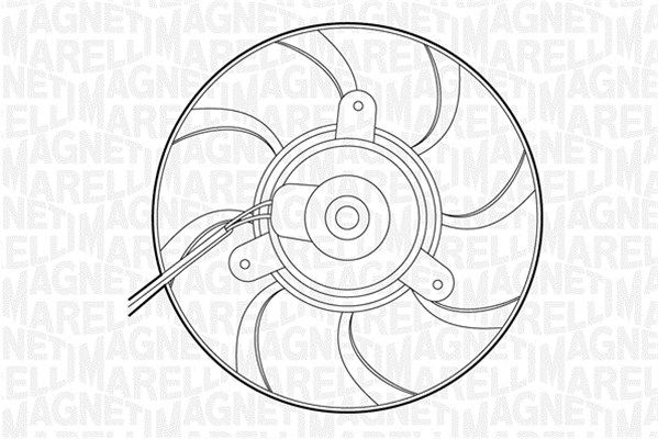 MAGNETI MARELLI ventiliatorius, radiatoriaus 069422262010